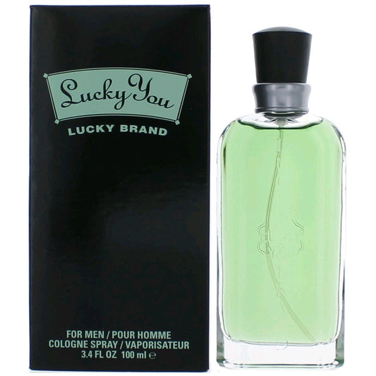 Lucky You by Lucky Brand, 3.4 oz EDT Spray for Men