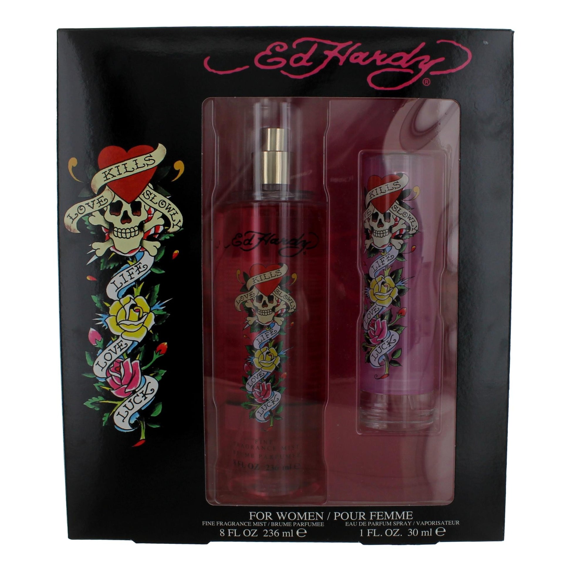 Ed Hardy by Christian Audigier, 2 Piece Gift Set for Women