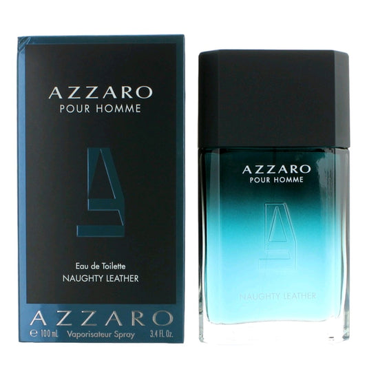 Azzaro Naughty Leather by Azzaro, 3.4 oz EDT Spray for Men