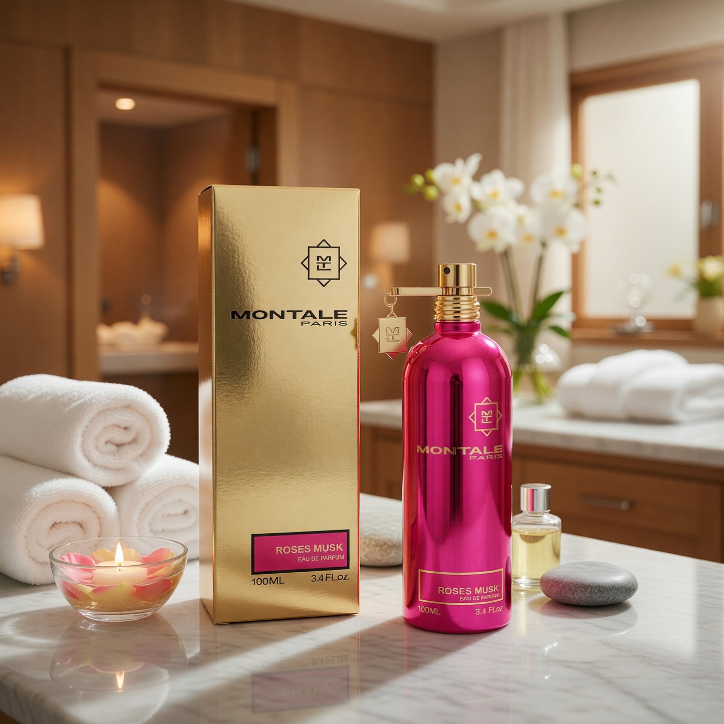 Montale Roses Musk by Montale, 3.4 oz EDP Spray for Women
