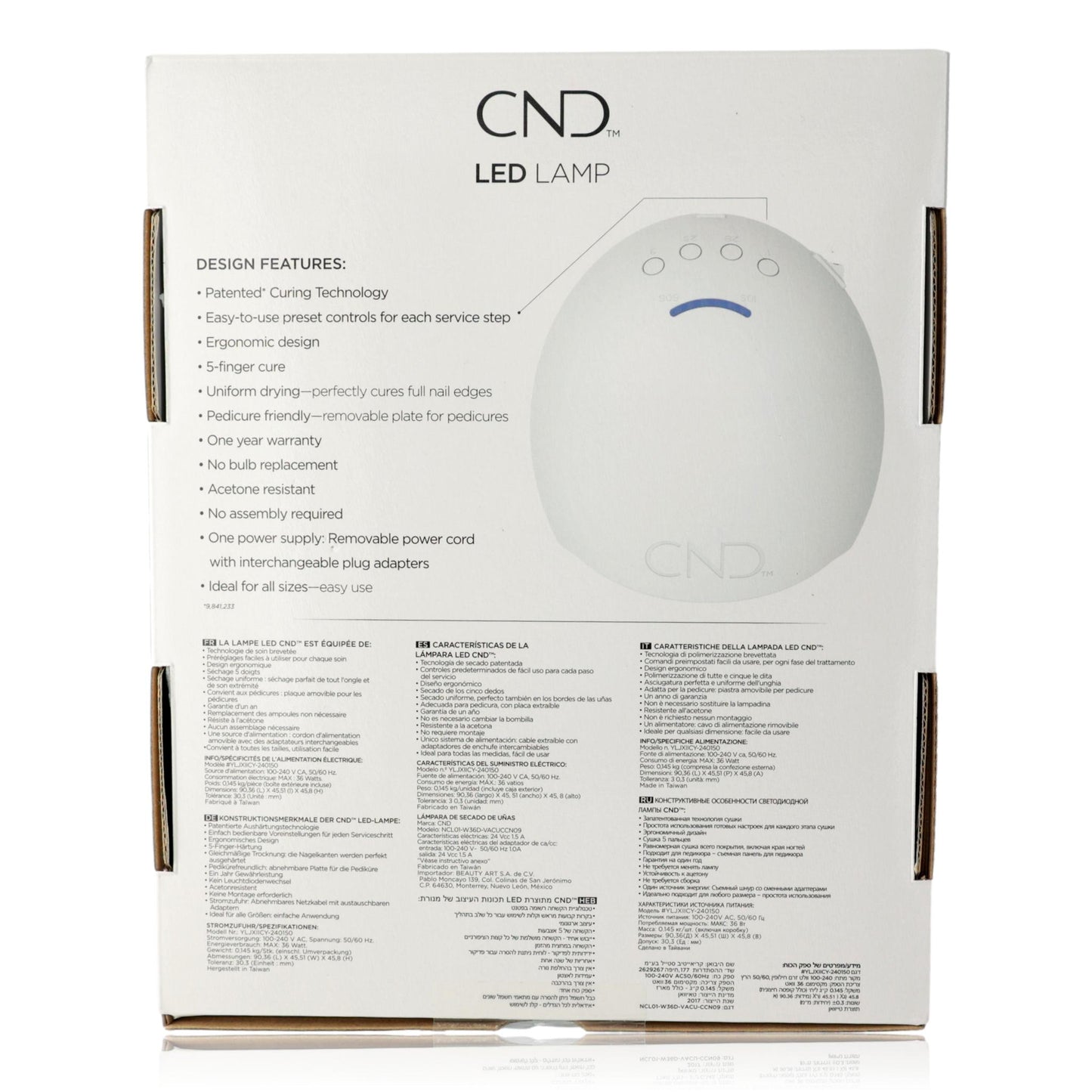 CND LED Lamp by CND, Professional LED Gel Curing Nail Lamp