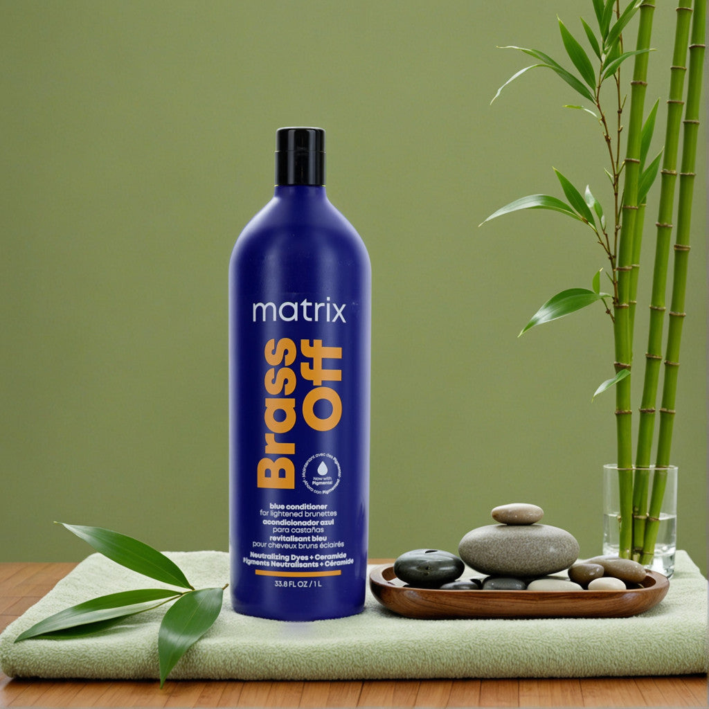 Brass Off by Matrix, 1 Liter Blue Conditioner