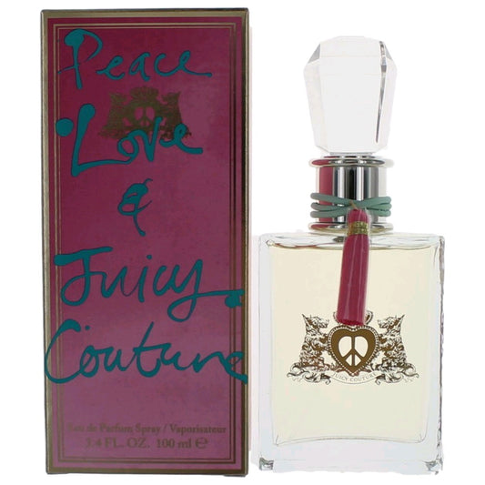 Peace Love & Juicy Couture by Juicy Couture, 3.4 oz EDP Spray women