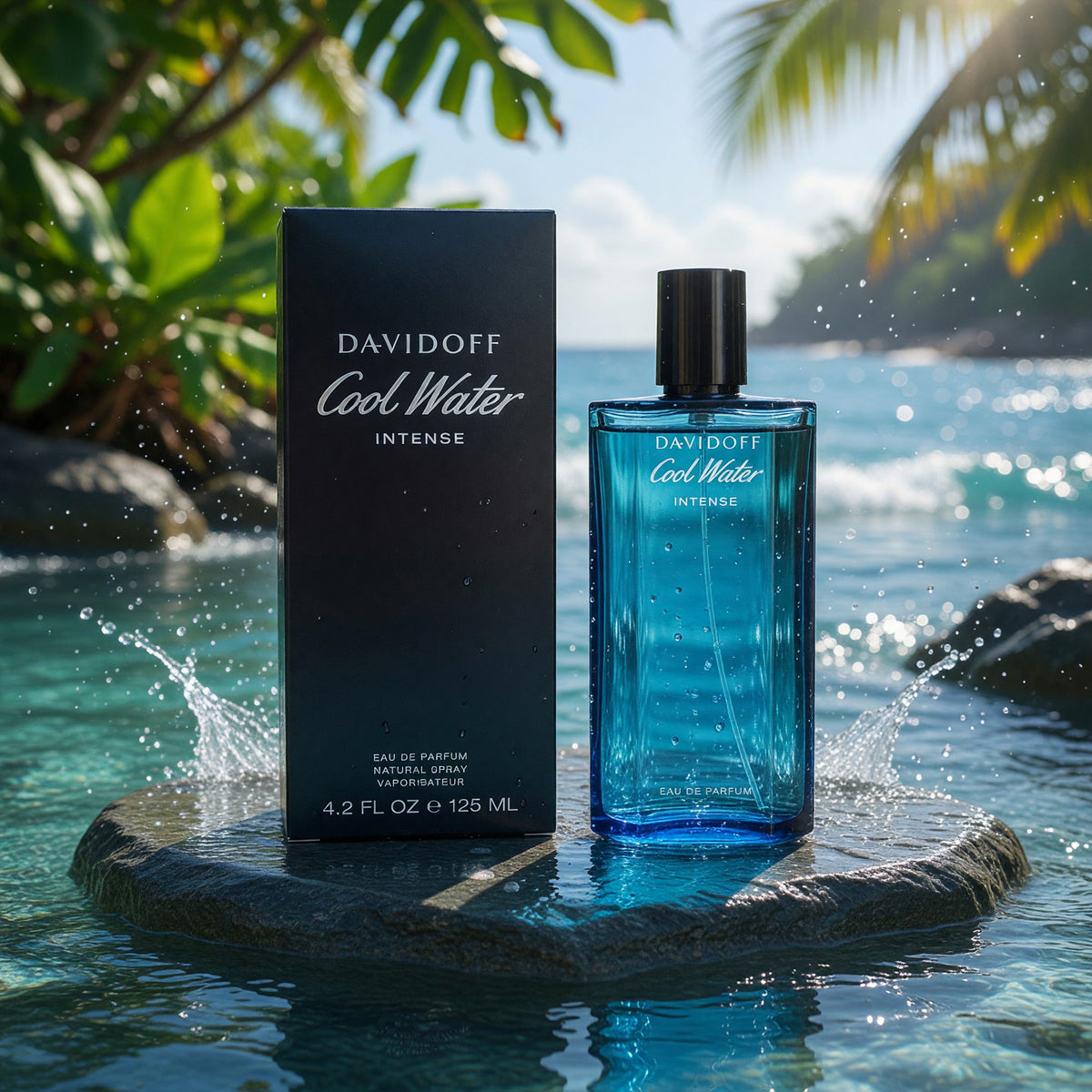 Cool Water Intense by Davidoff, 4.2 oz EDP Spray for Men