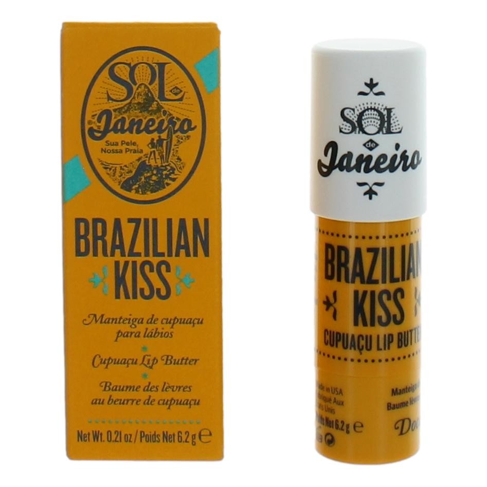 Brazilian Kiss by Sol De Janeiro, 0.21 oz Lip Butter