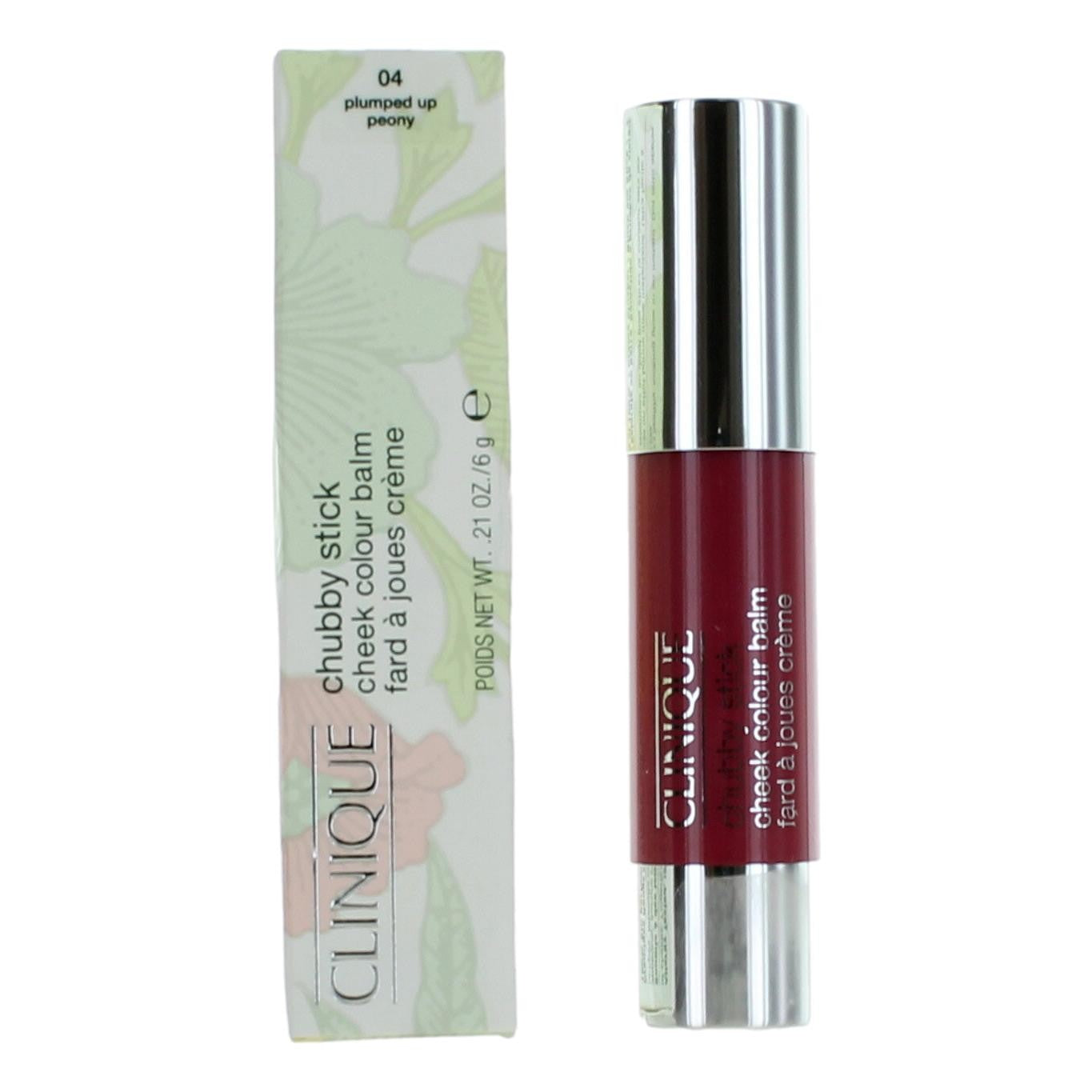 Clinique Chubby Stick by Clinique, .21oz Cheek Colour Balm - 04 Plumped Up Peony - 04 Plumped Up Peony