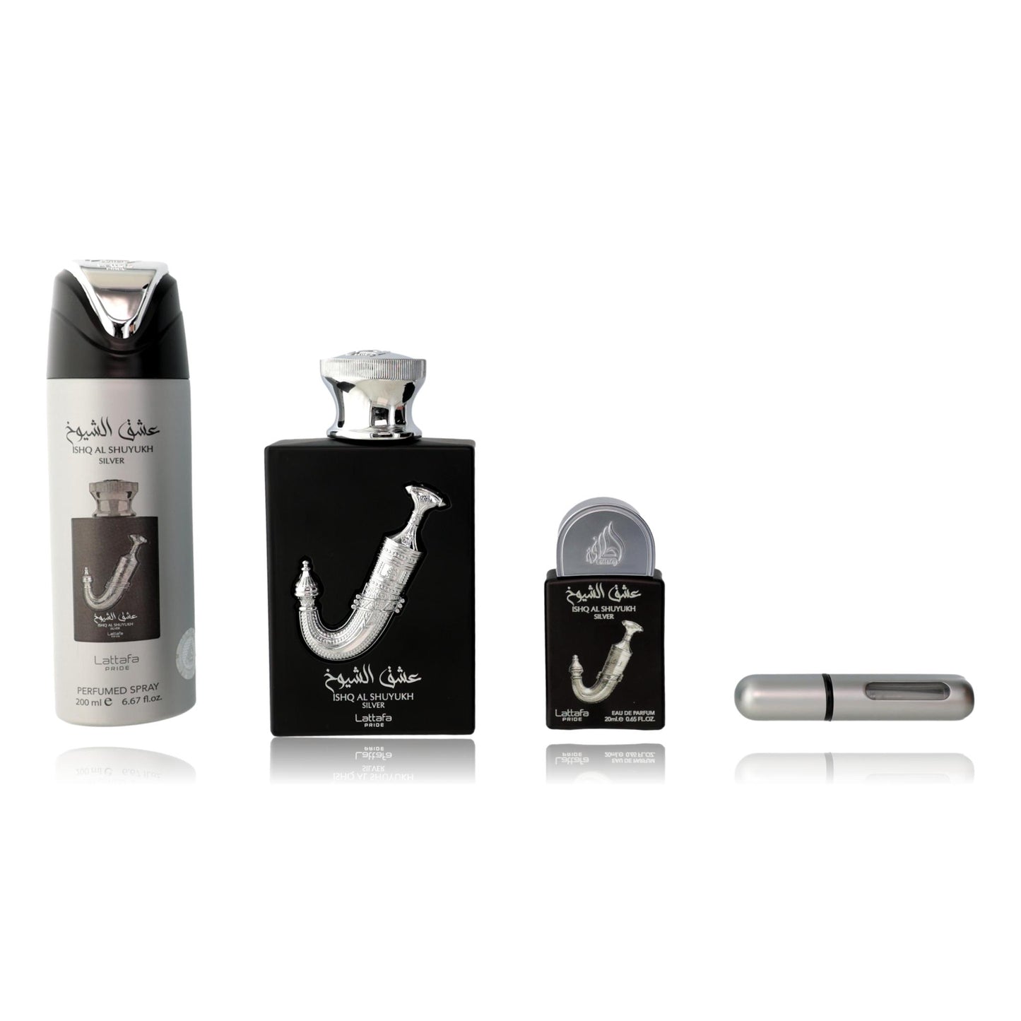 Ishq Al Shuyukh by Lattafa, 3 Piece Gift Set for Unisex