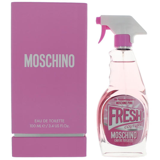 Moschino Pink Fresh Couture by Moschino, 3.4 oz EDT Spray for Women