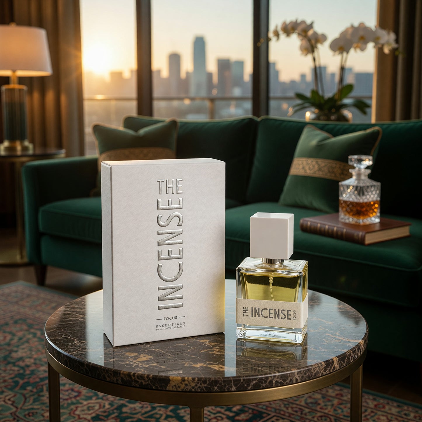 The Incense Focus by Fragrance One, 1.7oz Extrait De Parfum Spray for Unisex