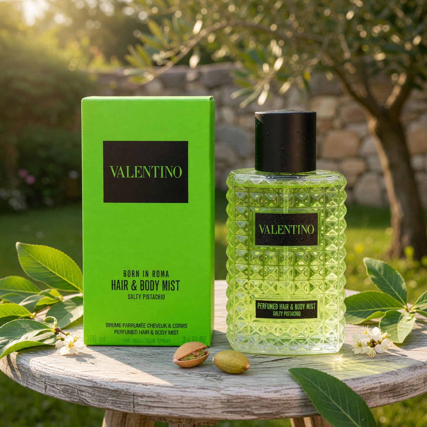 Valentino Born in Roma Salty Pistachio, 3.4oz Hair & Body Mist women