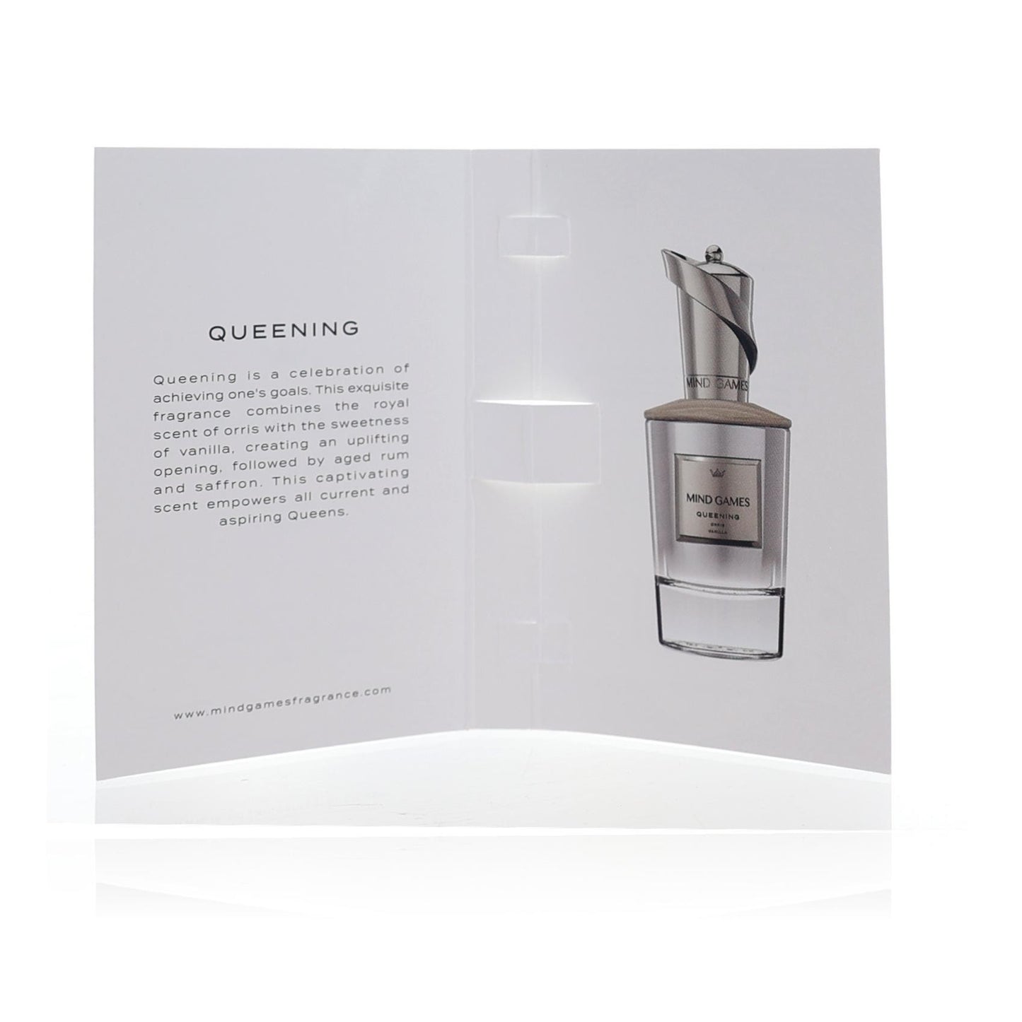 Queening by Mind Games, 0.06 oz Extrait de Parfum for Unisex Sample