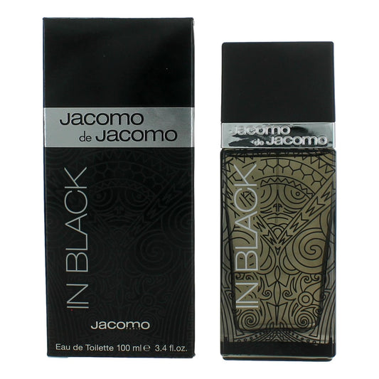 Jacomo In Black by Jacomo, 3.4 oz EDT Spray for Men
