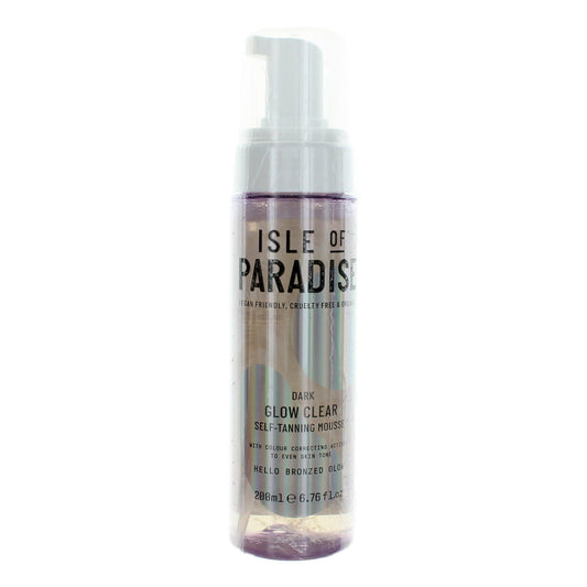 Isle of Paradise Glow Clear, 6.76oz Self Tanning Mousse - Dark