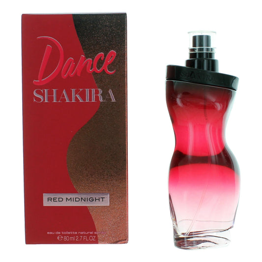 Dance Midnight Red by Shakira, 2.7 oz Eau De Tolette Spray for Women