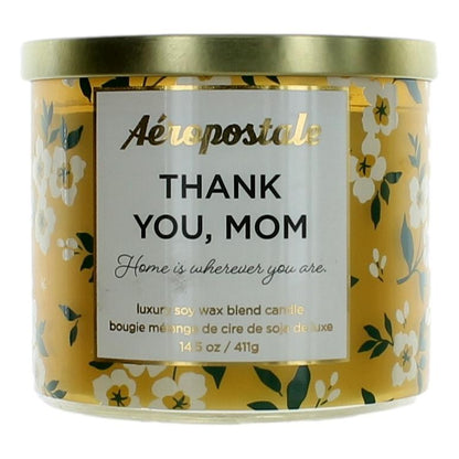 Aeropostale 14.5 oz Soy Wax Blend 3 Wick Candle - Thank You Mom - Thank You Mom