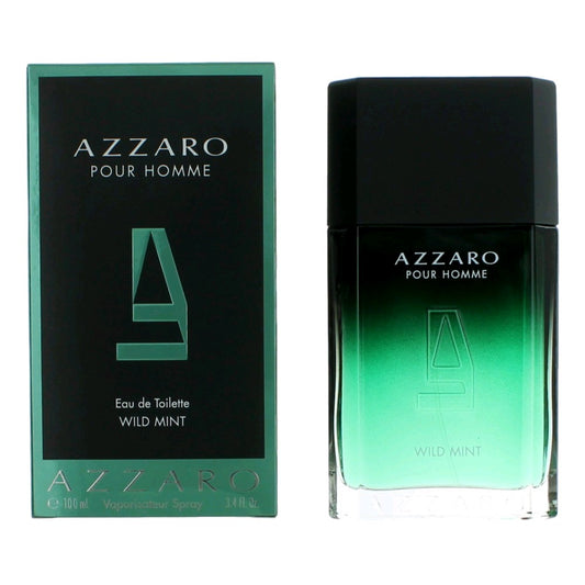 Azzaro Wild Mint by Azzaro, 3.4 oz EDT Spray for Men