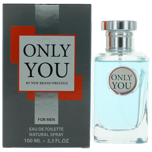 Only You by New Brand, 3.4 oz EDT Spray for Men