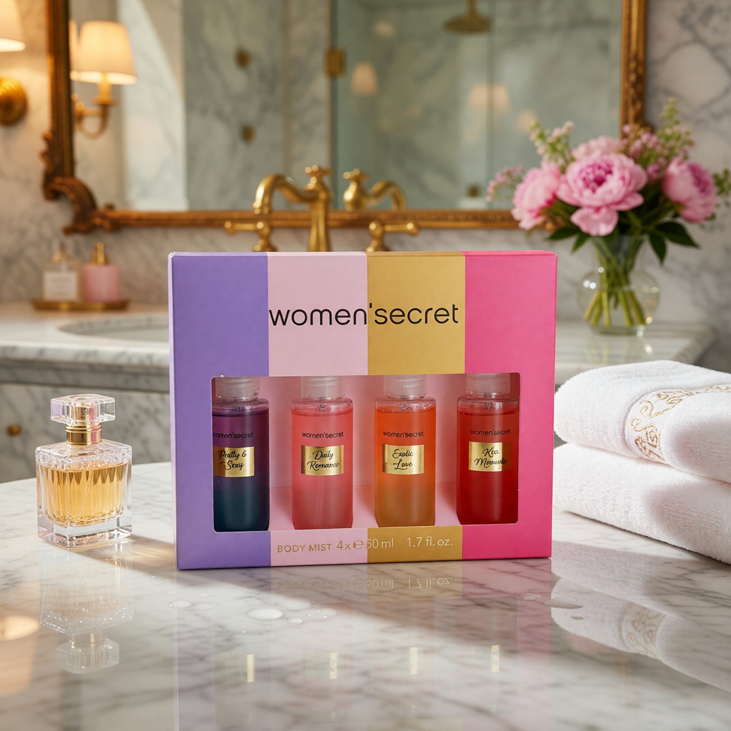Women'Secret by Women'Secret, 4 Piece Body Mist Set for Women