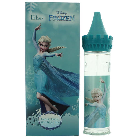 Frozen Elsa Castle by Disney Princess, 3.4 oz EDT Spray for Girls