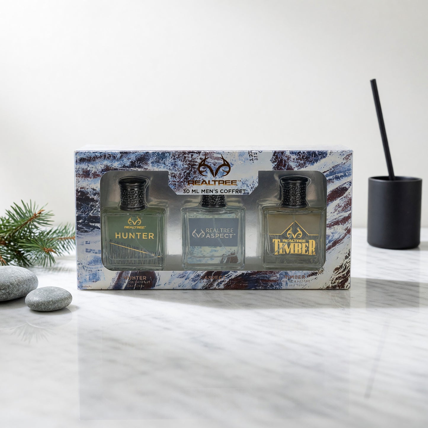 Realtree by Realtree, 3 Piece Coffret Gift Set for Men