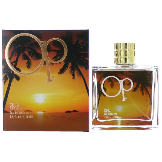 OP Gold For Him by Ocean Pacific, 3.4 oz EDT Spray for Men