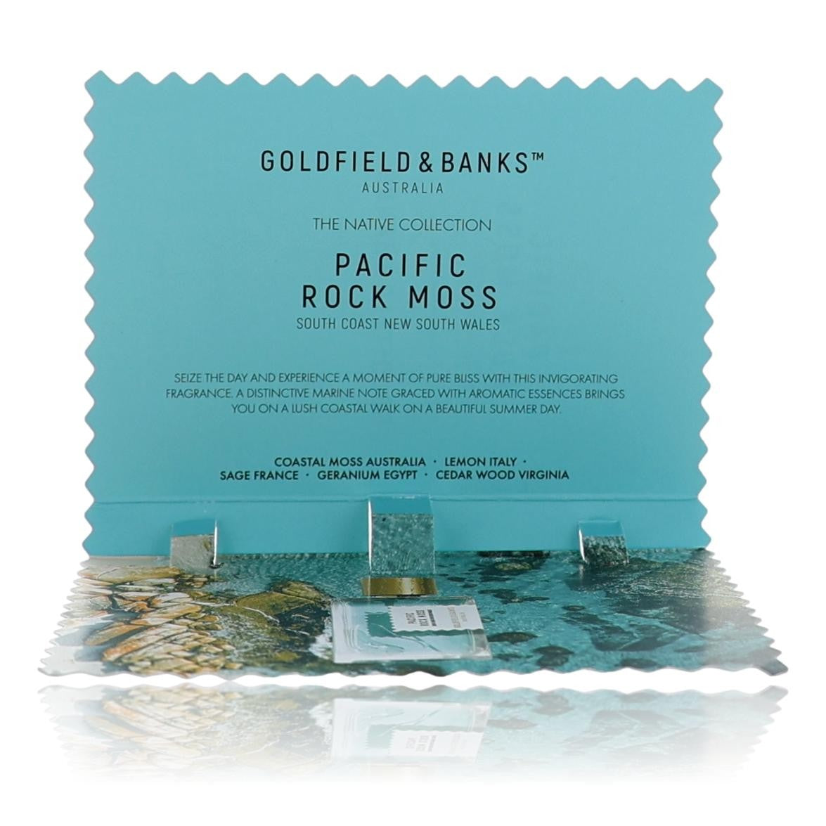 Pacific Rock Moss by Goldfield & Banks, 0.06oz Perfume Spray for Unisex Sample