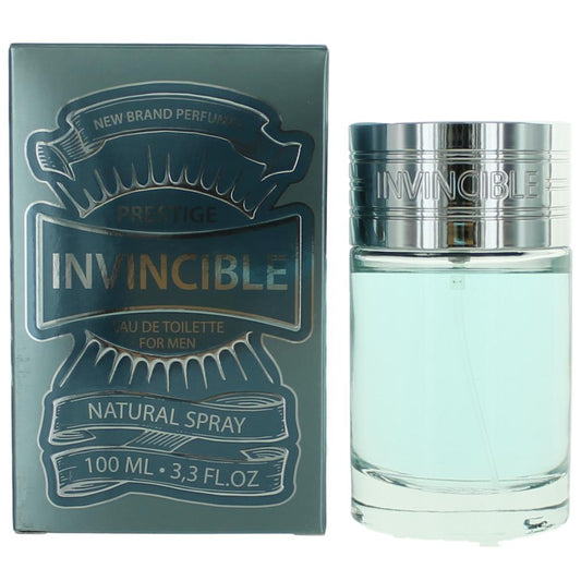 Invincible by New Brand, 3.3 oz EDT Spray for Men