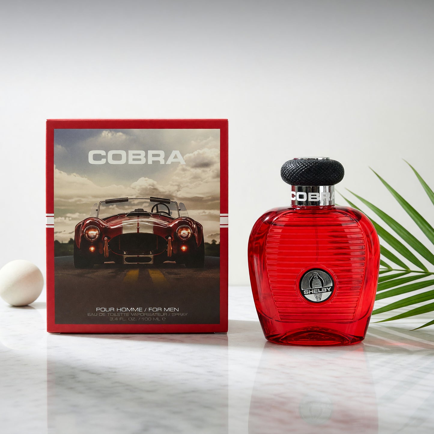 Cobra Red by Carroll Shelby, 3.4 oz EDT Spray for Men