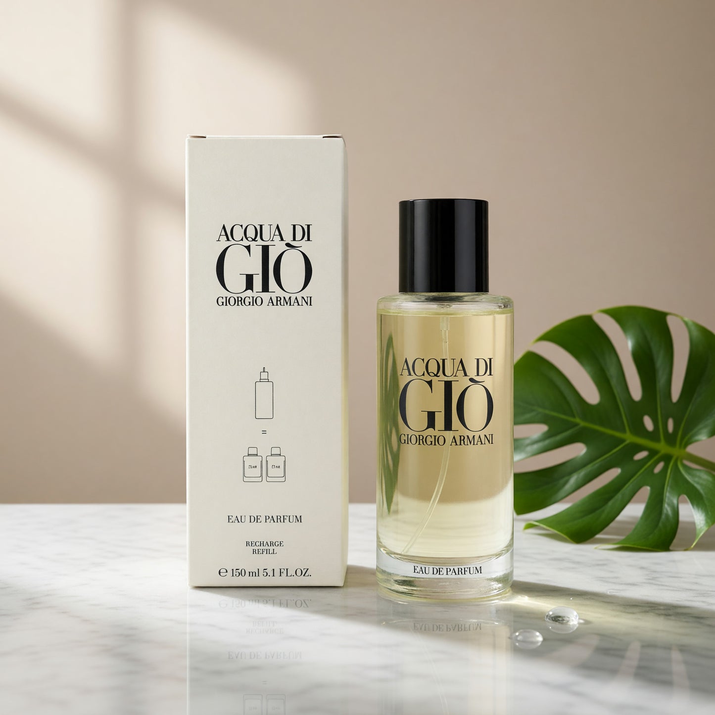Acqua di Gio by Giorgio Armani, 5.1 oz EDP Refill for Men