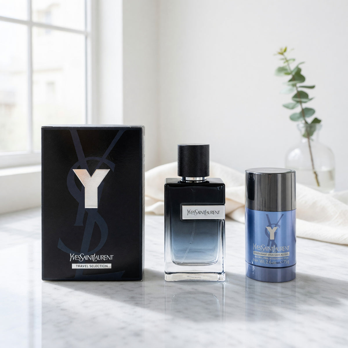 Y by Yves Saint Laurent, 2 Piece Gift Set for Men with Deodorant