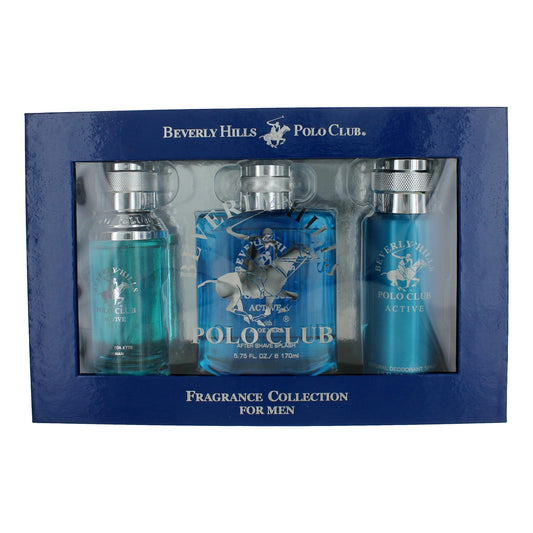 BHPC Active by Beverly Hills Polo Club, 3 Piece Set for Men