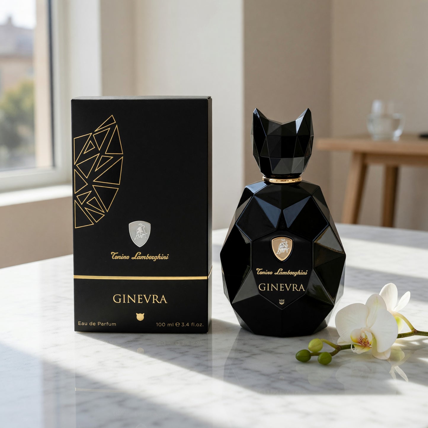 Ginevra Black by Tonino Lamborghini, 3.4 oz EDP Spray for Women
