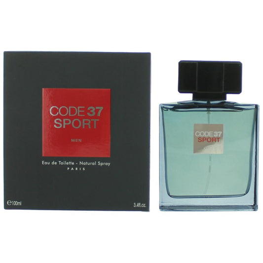 Code 37 Sport by Karen Low, 3.4 oz EDT Spray for Men