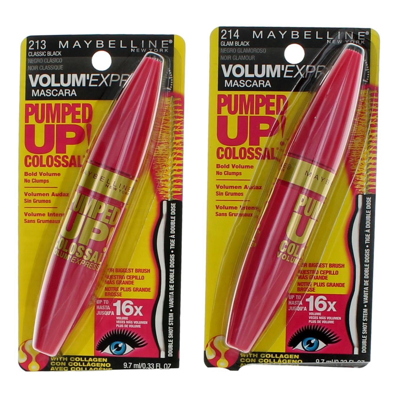 Maybelline Pumped Up Colossal Volum' Express by Maybelline. .33 oz Mascara