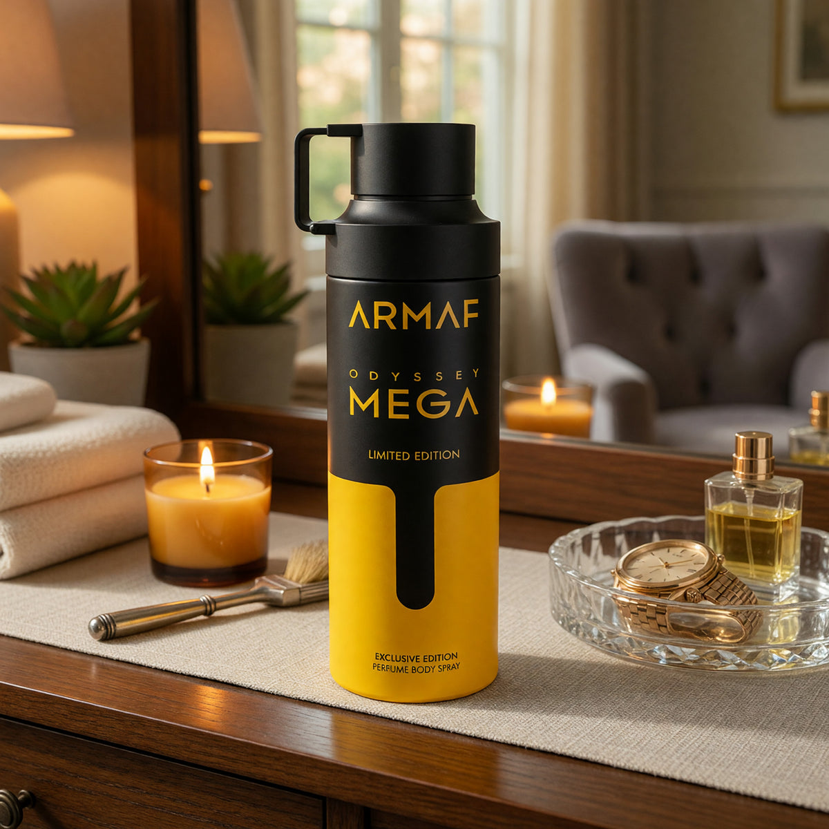 Odyssey Mega by Armaf, 6.8 oz Body Spray For Men