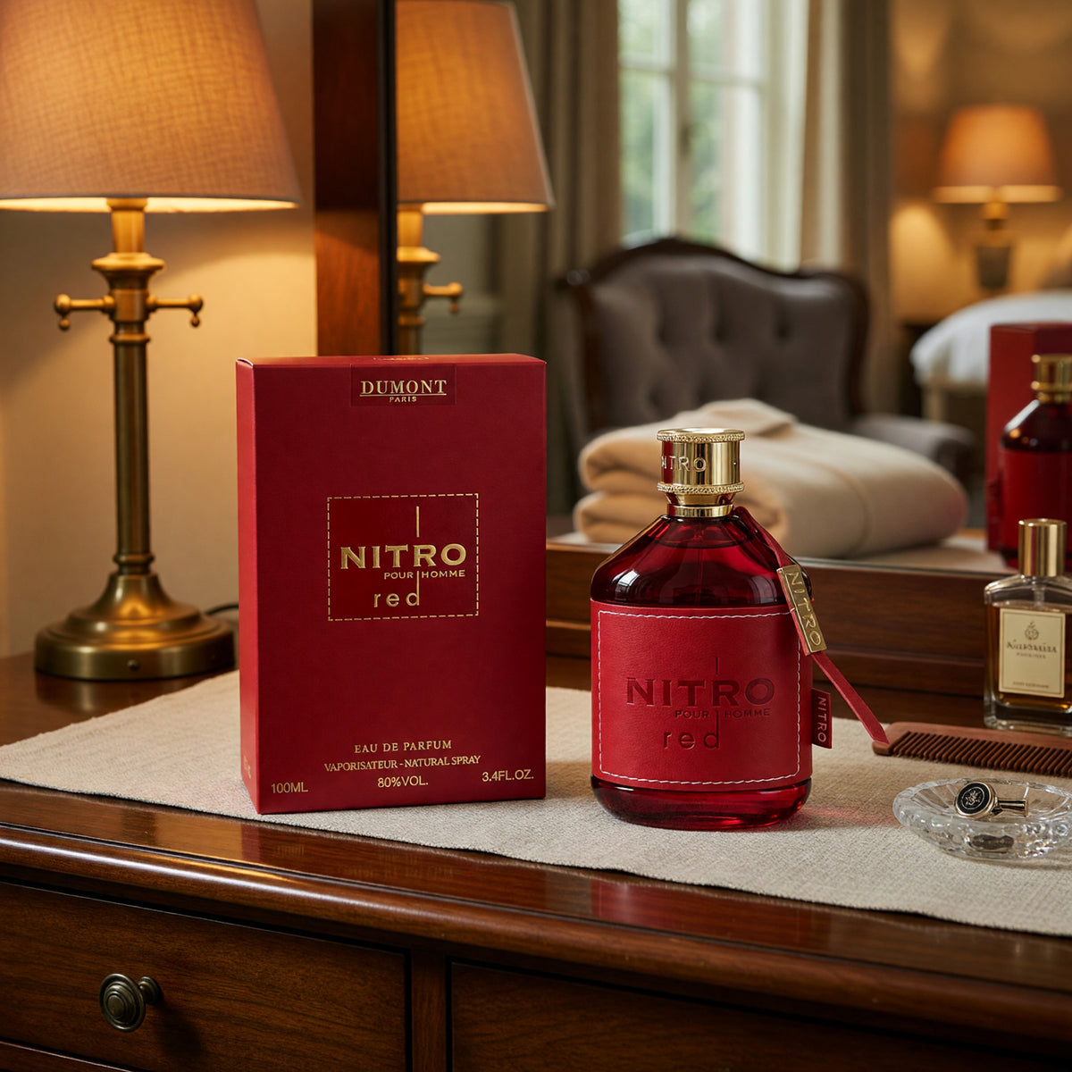 Nitro Red by Dumont, 3.4 oz EDP Spray for Men