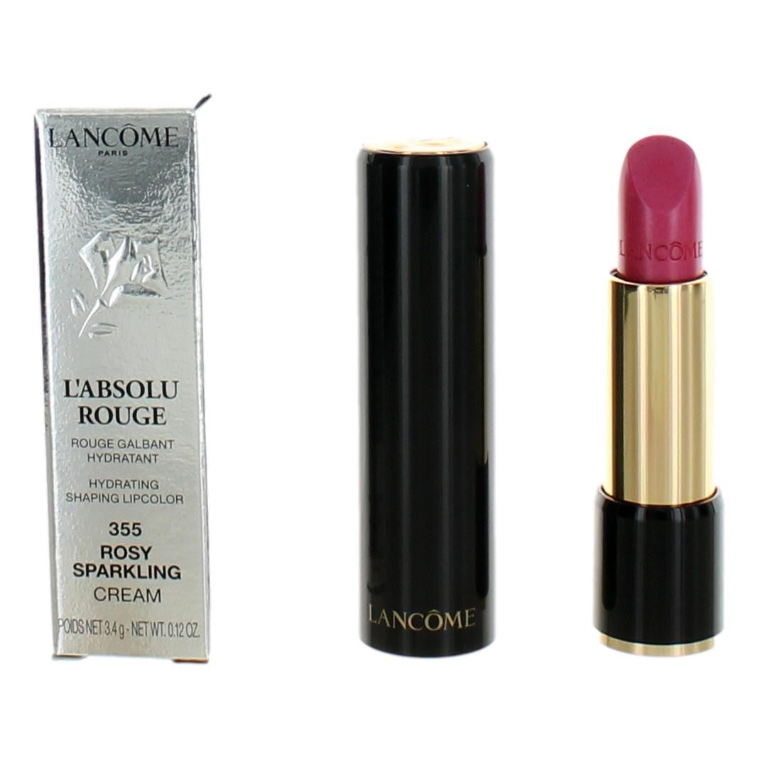 Lancome L'Absolu Rouge by Lancome, .12oz Lipstick - 355 Rosy Sparkling - 355 Rosy Sparkling