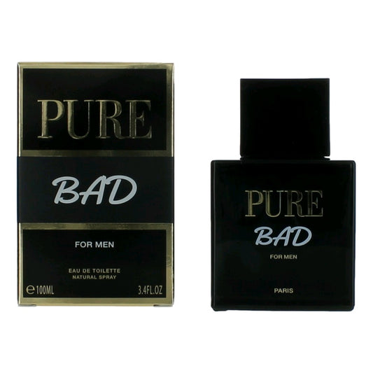 Pure Bad by Karen Low, 3.4 oz EDT Spray for Men