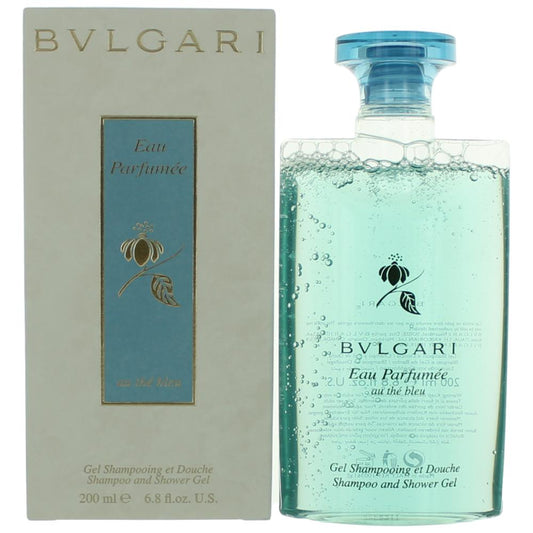 Eau Parfumee Au the Bleu by Bvlgari, 6.8oz Shampoo and Shower Gel for Unisex