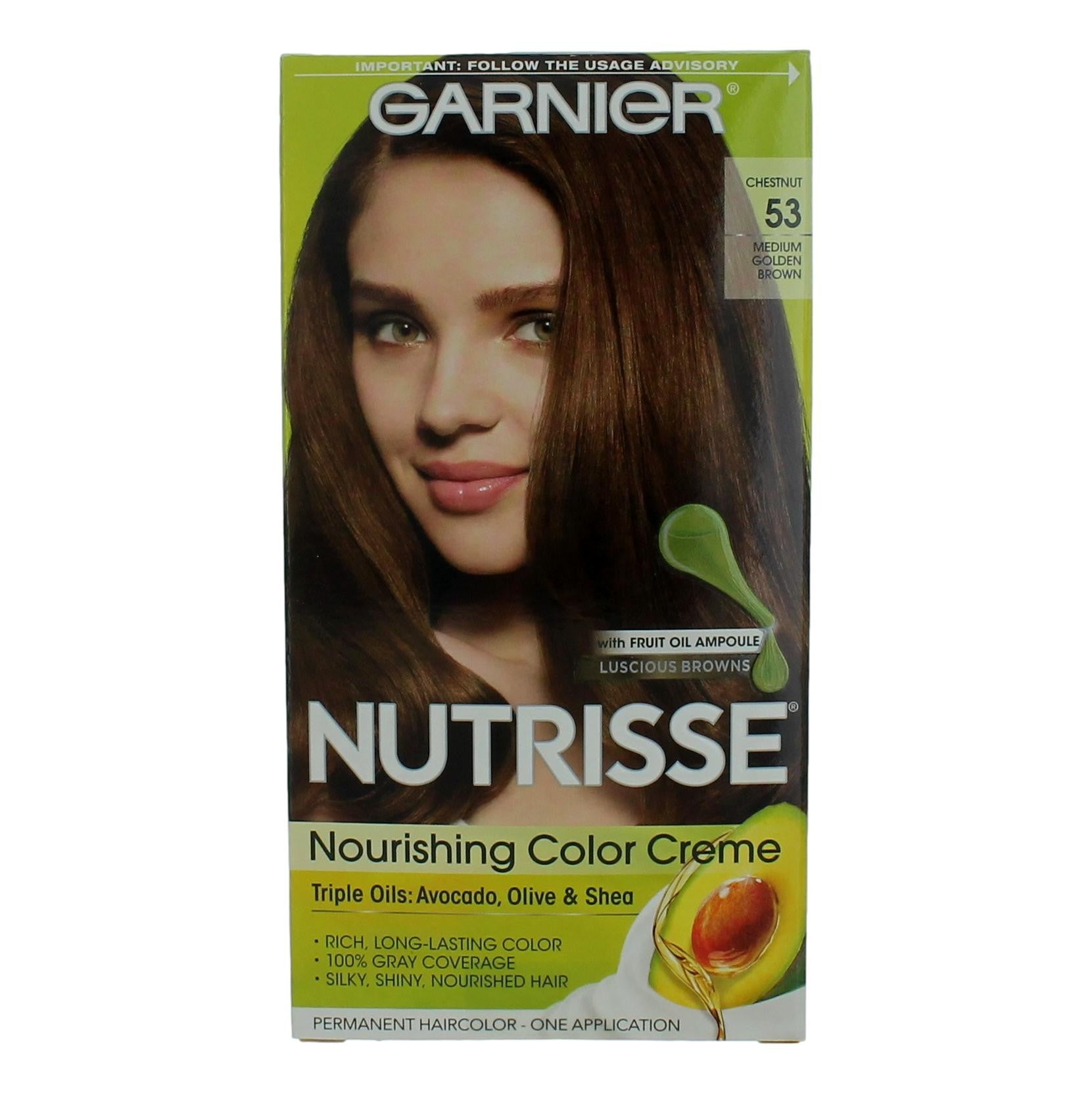 Garnier Hair Color Nutrisse Coloring Creme by Garnier, Hair Color - Chestnut 53 - Chestnut 53
