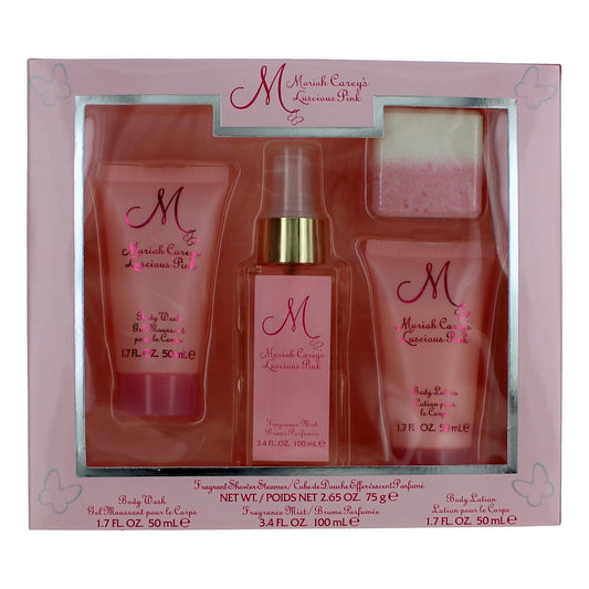 M Luscious Pink by Mariah Carey, 4 Piece Gift Set