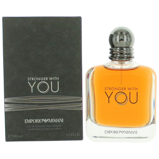 Stronger With You by Emporio Armani, 3.4 oz EDT Spray for Men