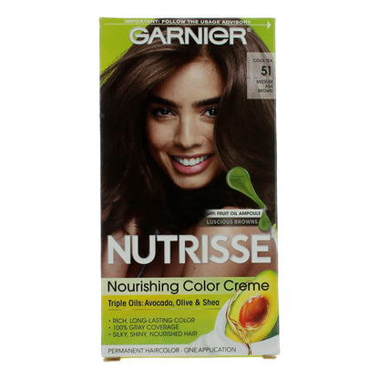 Garnier Hair Color Nutrisse Coloring Creme by Garnier, Hair Color - Cool Tea 51 - Cool Tea 51