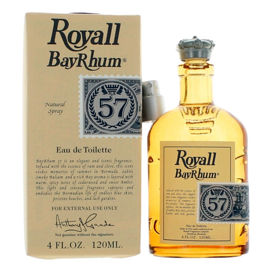 Royall BayRhum 57 by Royall Fragrances, 4 oz EDT Spray for Men