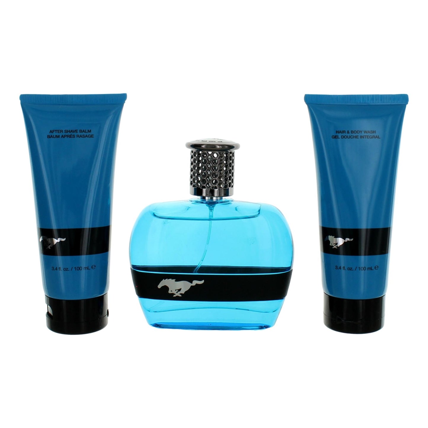 Mustang Blue by Mustang, 3 Piece Gift Set for Men