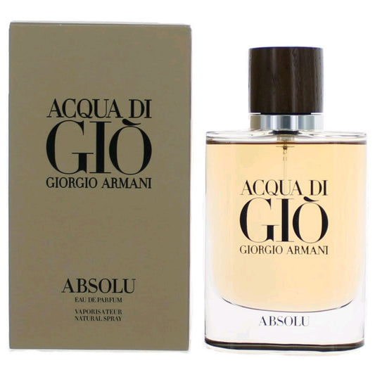 Acqua Di Gio Absolu by Giorgio Armani, 2.5 oz EDP Spray for Men