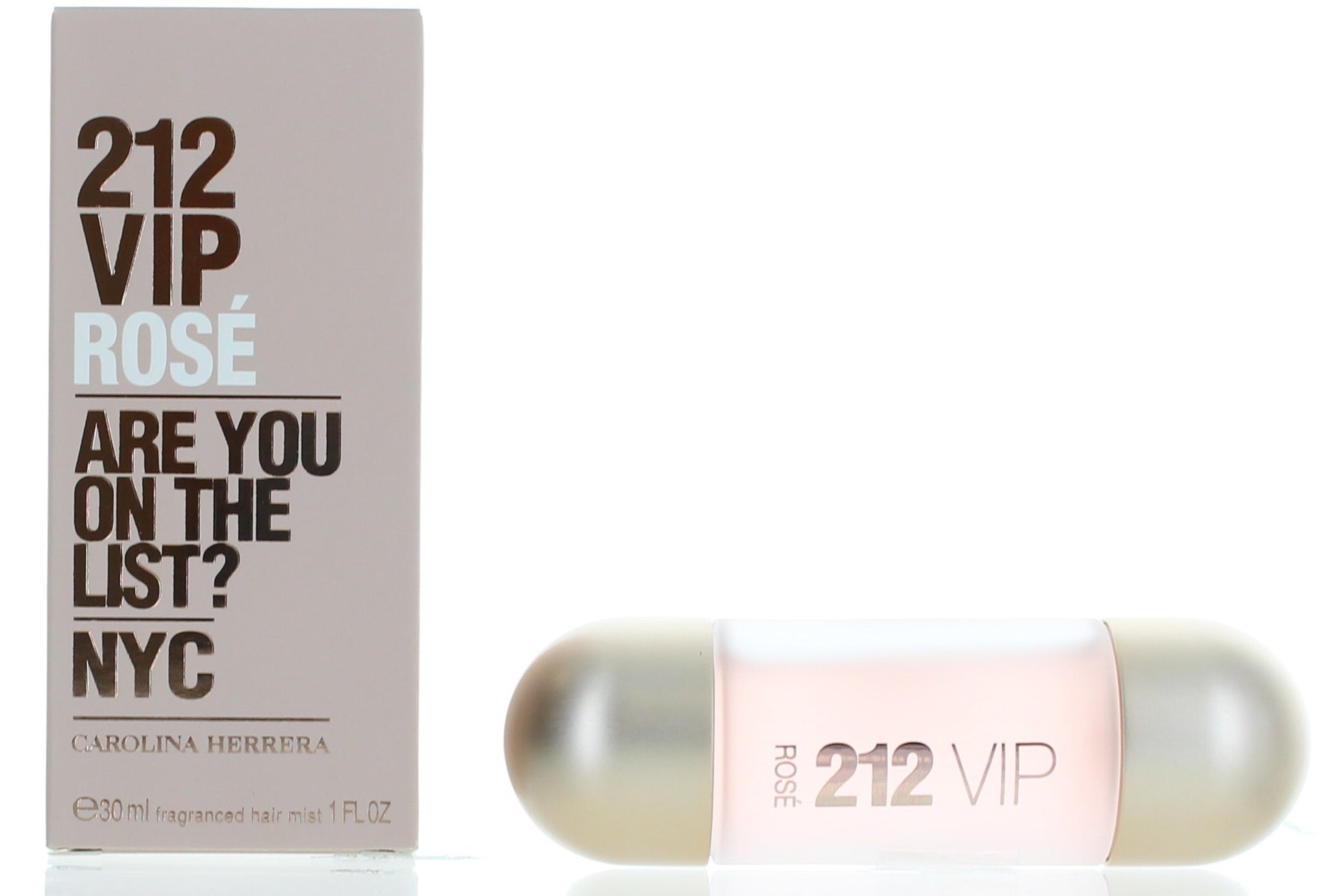 212 VIP Rose by Carolina Herrera, 1 oz Fragranced Hair Mist for Women