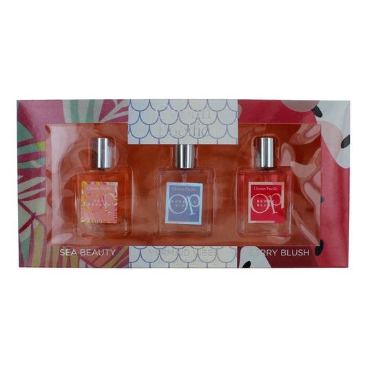 OP by Ocean Pacific, 3 Piece Fragrance Collection for Women