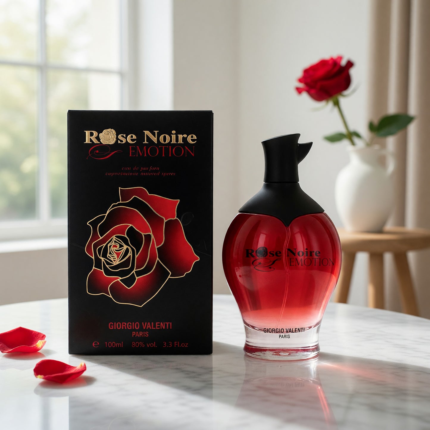 Rose Noire Emotion by Giorgio Valenti, 3.3 oz EDP Spray for Women