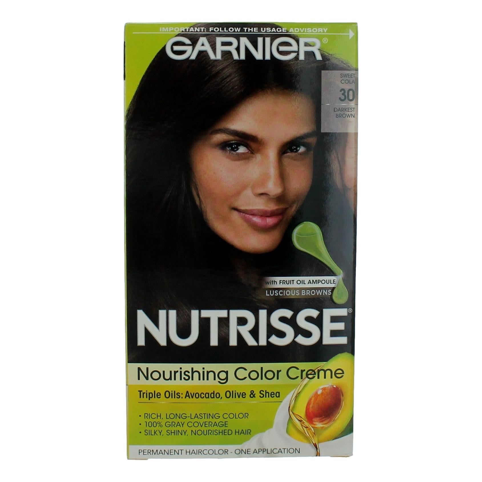 Garnier Hair Color Nutrisse Coloring Creme, Hair Color - Sweet Cola 30 - Sweet Cola 30